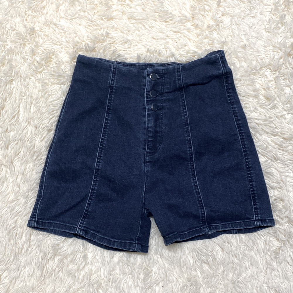 Denim blue short